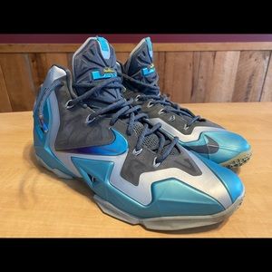 Nike LeBron 11 Armory Slate SZ 10 616175-401 Gamma